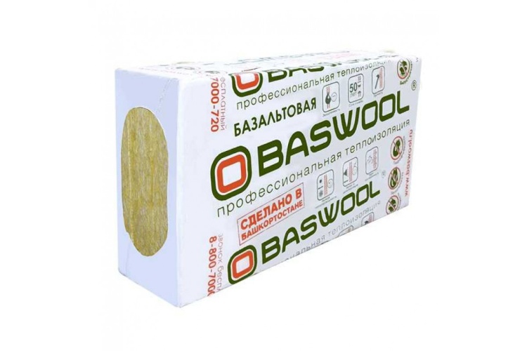 Утеплитель BASWOOL Фасад 90 1200х600х150 мм, 2 шт. уп