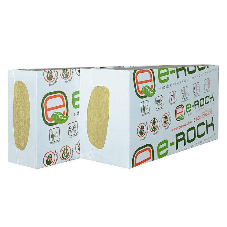 Утеплитель BASWOOL ECOROCK-120 1200х600х140 мм, 2 шт. уп