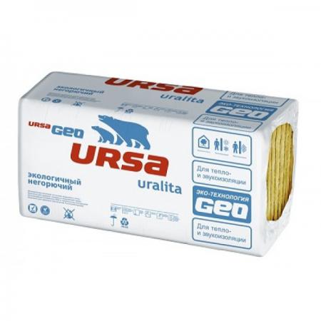 Утеплитель Ursa GEO П-15 Универсальные плиты 1250х600х100 мм, 12 шт. уп