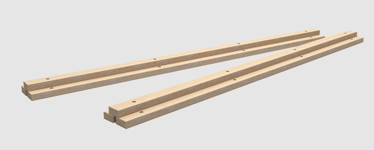Рейка Деревянная Техносонус 1500х50х21 мм