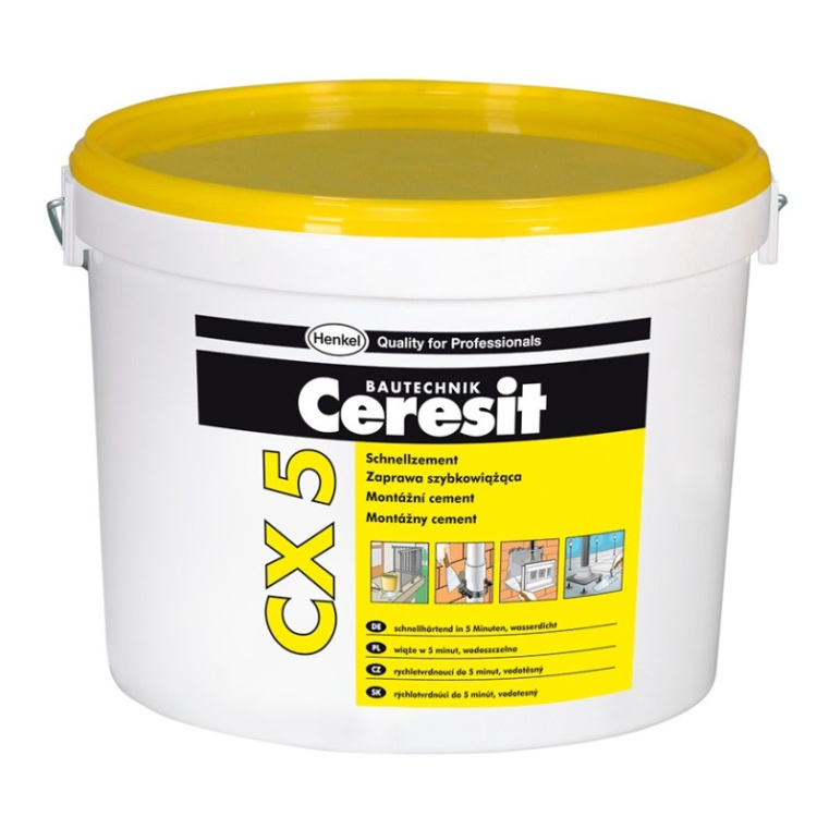 Ceresit CX 5/2 Цемент монтажный водоостанавливающий 2кг