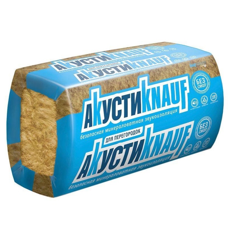 Утеплитель Акустик Кнауф 1230х610х75 мм 12шт. уп