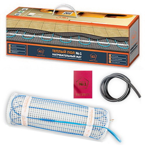 Нагревательный мат "Теплый пол №1" ТСП-1600-10,0