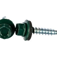 Саморез кровельный RAL 6005 ZP 4,8*35 (зеленый мох)